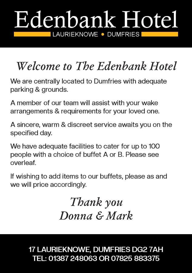 Edenbank Hotel Dumfries Luaran gambar